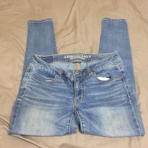 American eagle super stretch skinny jeans. Regular